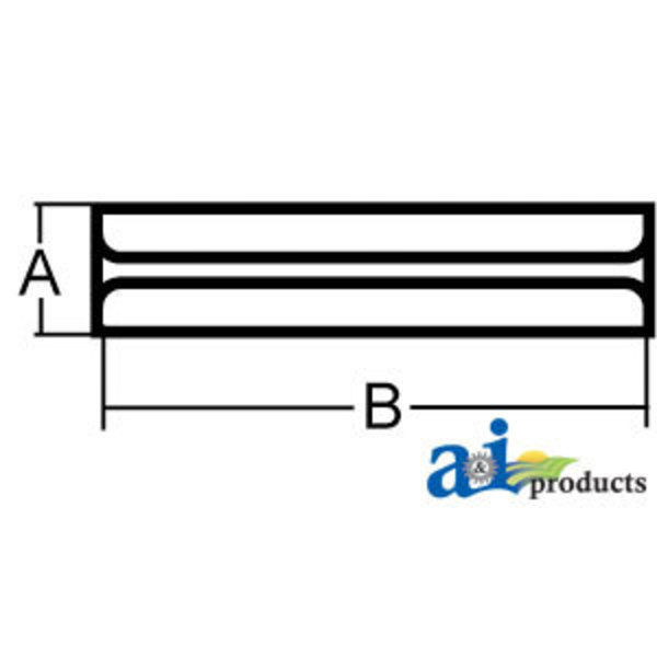 A & I Products Roll Pin, 10 MM x 60 MM, 2 pack 4" x5" x1" A-P10X60